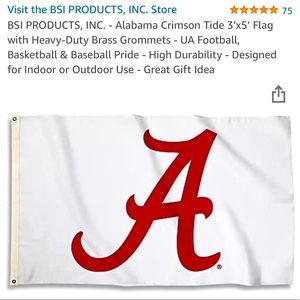 3X5 Alabama Football Flag